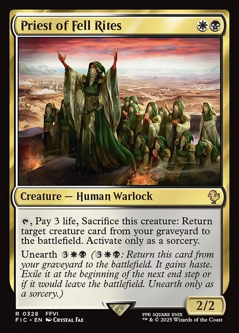 Priest of Fell Rites [Foil]