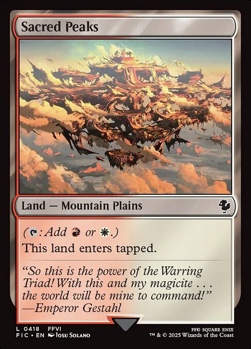 Sacred Peaks [Foil]