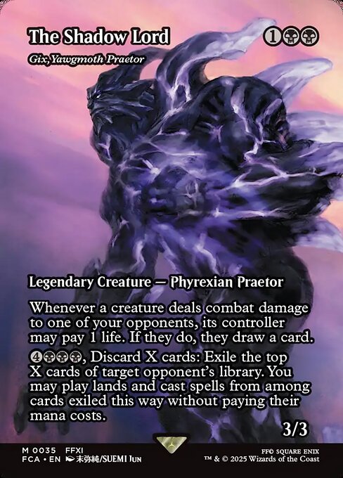 The Shadow Lord (Gix, Yawgmoth Praetor) [Borderless]