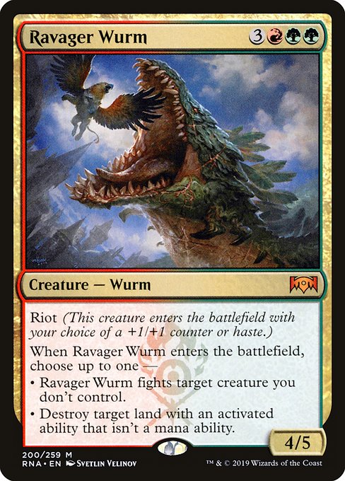 Ravager Wurm [Foil]