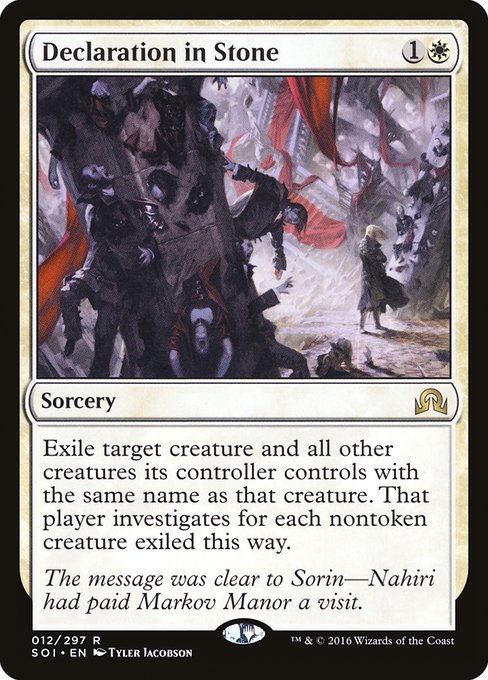 Declaration in Stone [Foil]