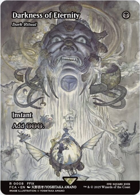 Darkness of Eternity (Dark Ritual) [Borderless Foil]