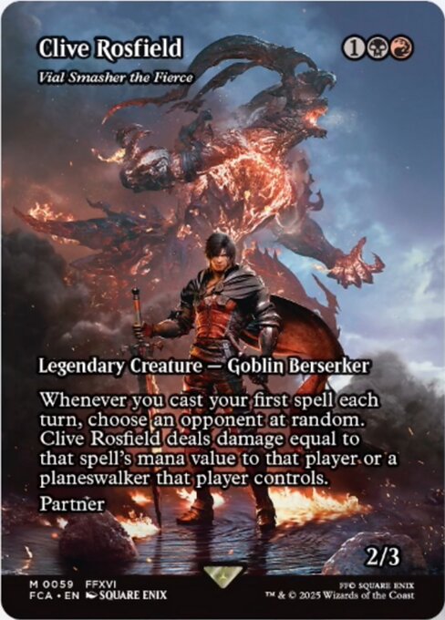 Clive Rosfield (Vial Smasher the Fierce) [Borderless]