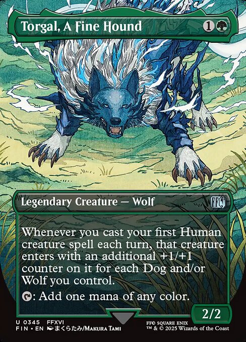 Torgal, A Fine Hound [Woodblock Foil]