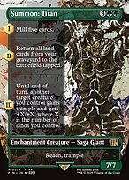 Summon: Titan [Woodblock]