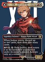 Joshua, Phoenix's Dominant // Phoenix, Warden of Fire [Surge Foil Character Card]