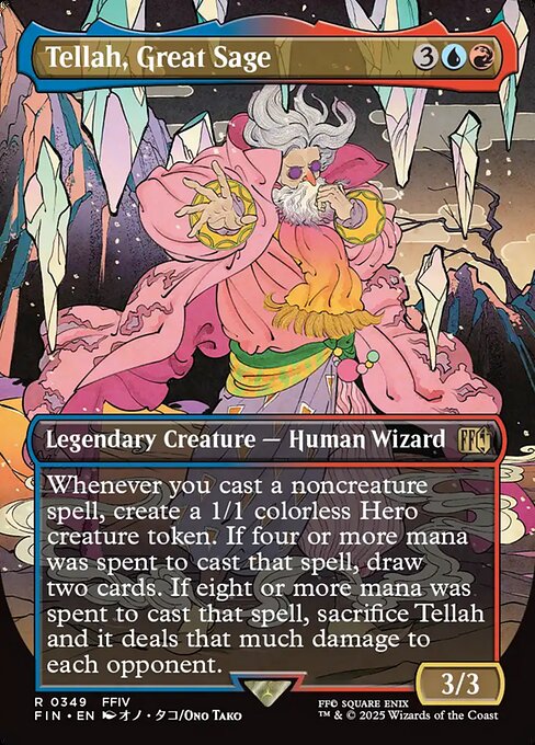Tellah, Great Sage [Woodblock Foil]