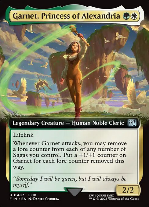 Garnet, Princess of Alexandria [Extended Artwork Foil]