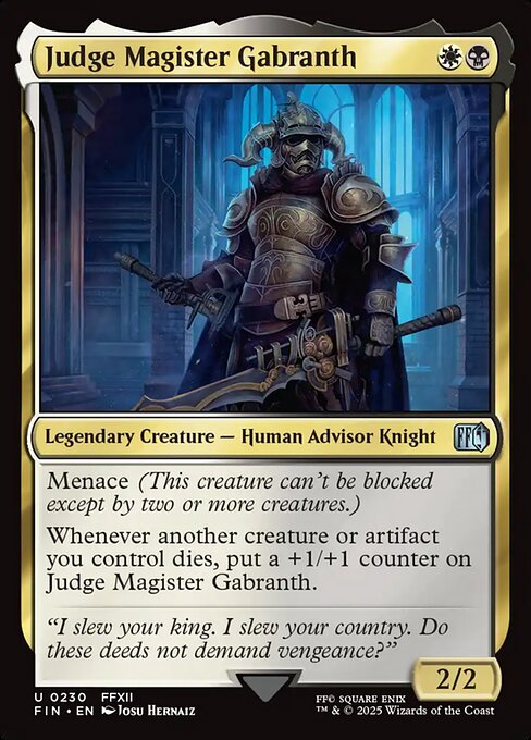 Judge Magister Gabranth [Foil]