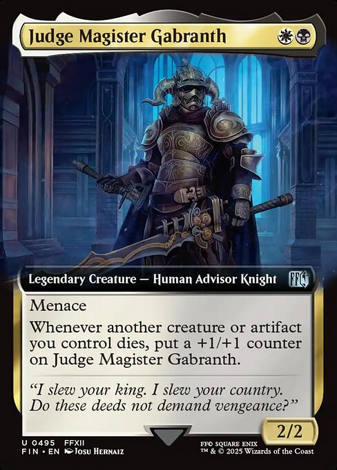 Judge Magister Gabranth [Extended Artwork Foil]