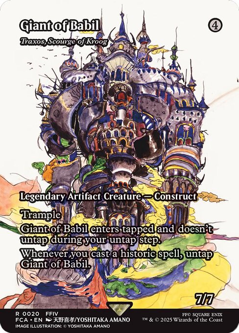 Giant of Babil (Traxos, Scourge of Kroog) [Borderless]
