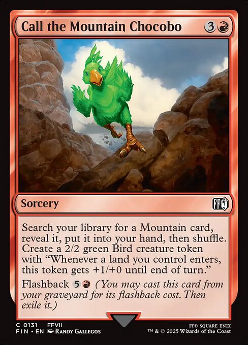 Call the Mountain Chocobo [Foil]
