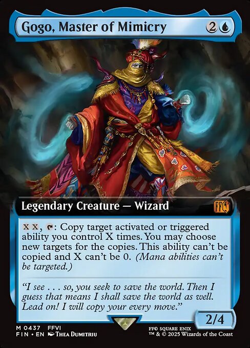 Gogo, Master of Mimicry [Extended Artwork Foil]