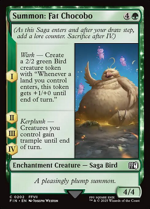Summon: Fat Chocobo [Foil]