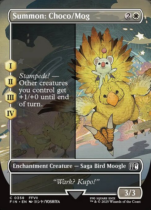 Summon: Choco/Mog [Woodblock Foil]