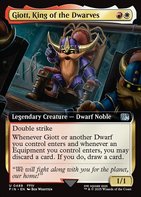 Giott, King of the Dwarves [Extended Artwork]