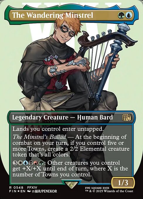 The Wandering Minstrel [Surge Foil Character Card]
