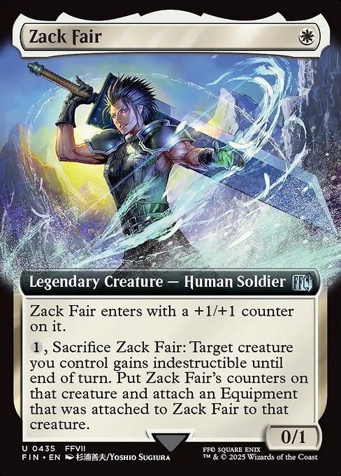 Zack Fair [Extended Artwork Foil]