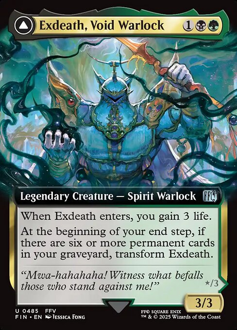 Exdeath, Void Warlock // Neo Exdeath, Dimension's End [Extended Artwork]