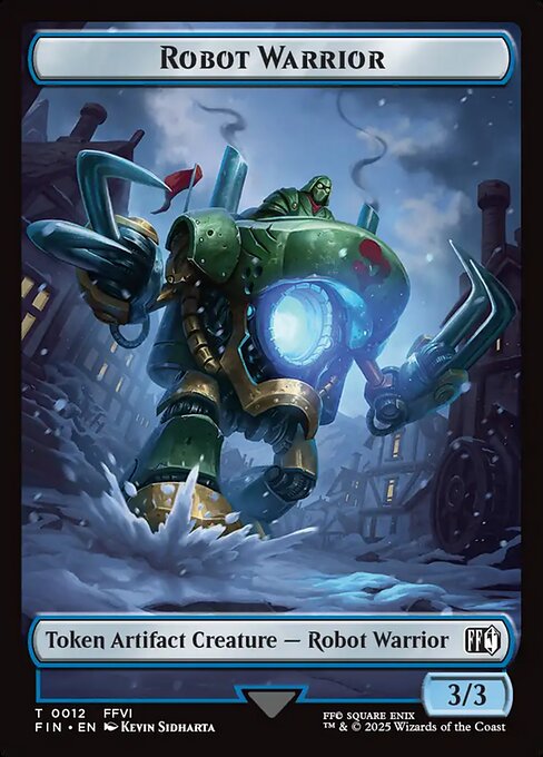 Robot Warrior Token TFIN