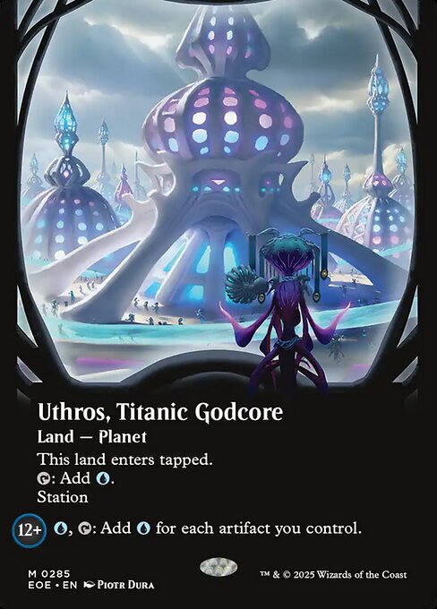 Uthros, Titanic Godcore [Extended Artwork Borderless Showcase]