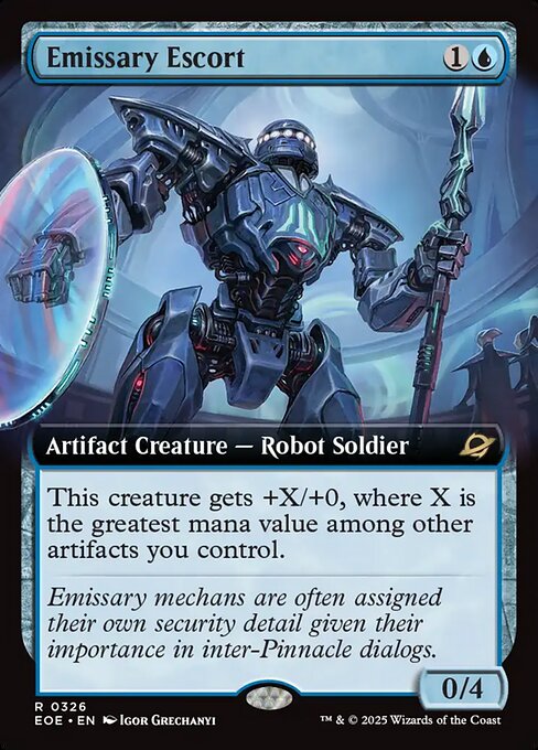 Emissary Escort [Extended Artwork Foil]