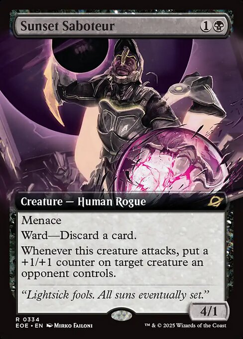 Sunset Saboteur [Extended Artwork Foil]