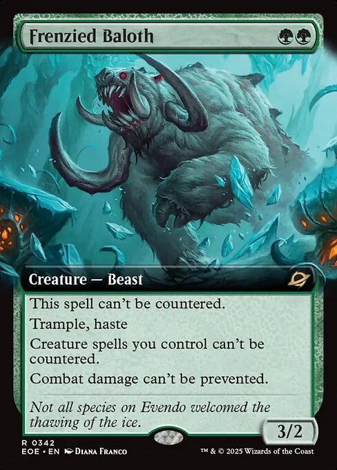 Frenzied Baloth [Extended Artwork Foil]