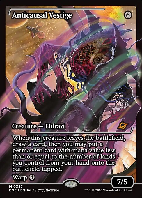 Anticausal Vestige [English Japan Showcase Foil]