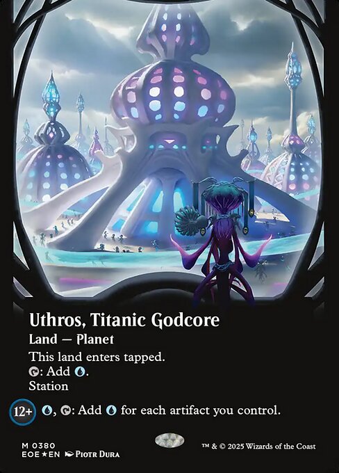 Uthros, Titanic Godcore [Extended Artwork Borderless Showcase Foil]