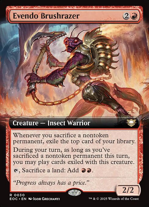 Evendo Brushrazer [Extended Artwork Foil]