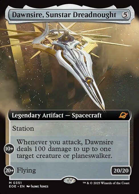 Dawnsire, Sunstar Dreadnought [Extended Artwork Foil]