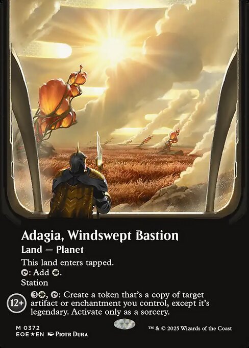 Adagia, Windswept Bastion [Extended Artwork Borderless Foil]