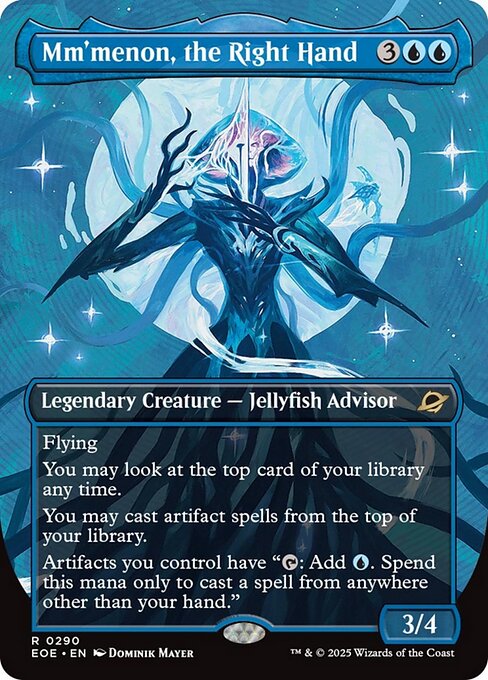 Mm'menon, the Right Hand [Borderless Foil]