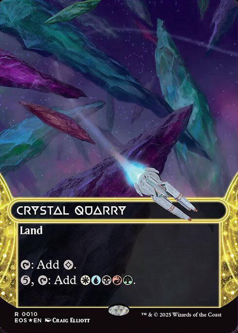 Crystal Quarry [Borderless Stellar Sight Foil]