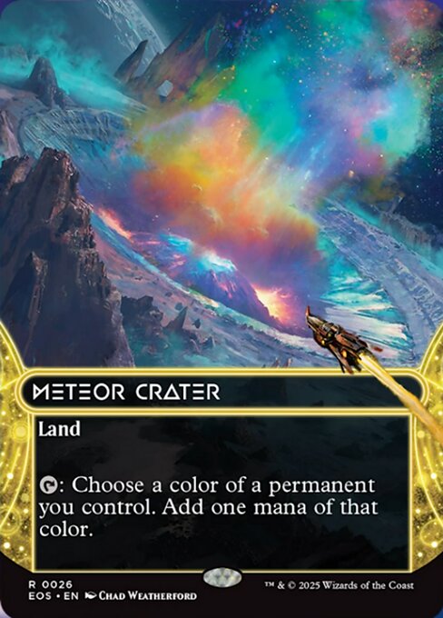 Meteor Crater [Borderless Stellar Sight Foil]