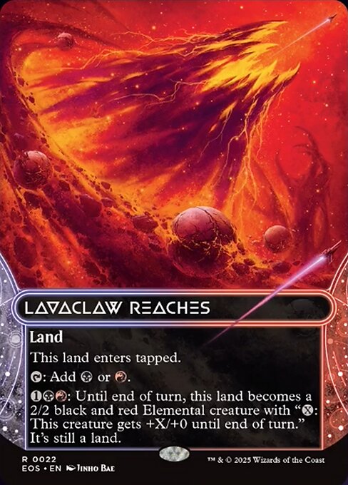 Lavaclaw Reaches [Borderless Stellar Sight Foil]