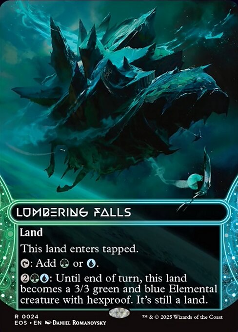 Lumbering Falls [Borderless Stellar Sight Foil]