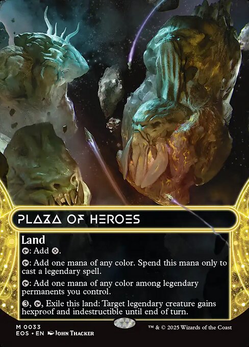 Plaza of Heroes [Borderless Stellar Sight Foil]