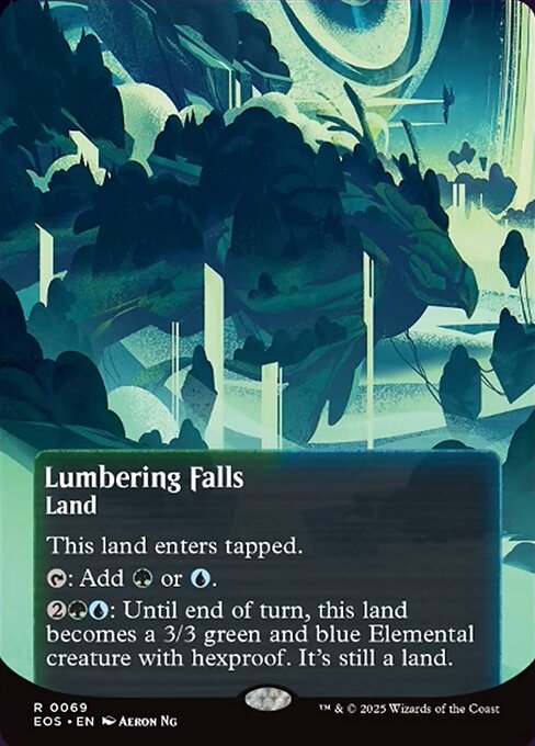 Lumbering Falls [Poster Stellar Sight Foil]