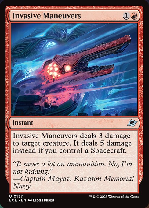 Invasive Maneuvers [Foil]