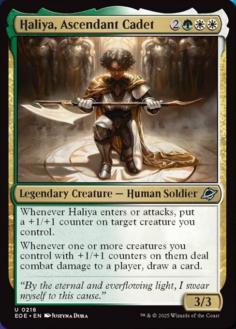 Haliya, Ascendant Cadet [Foil]
