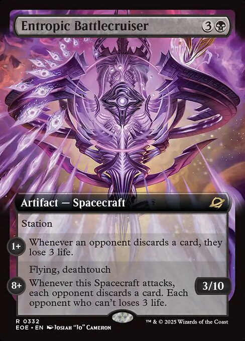 Entropic Battlecruiser [Extended Artwork Foil]