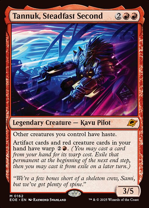 Tannuk, Steadfast Second