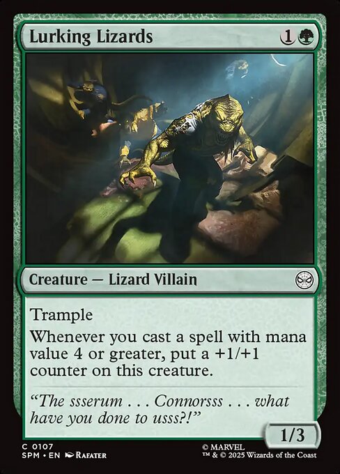 Lurking Lizards [Foil]