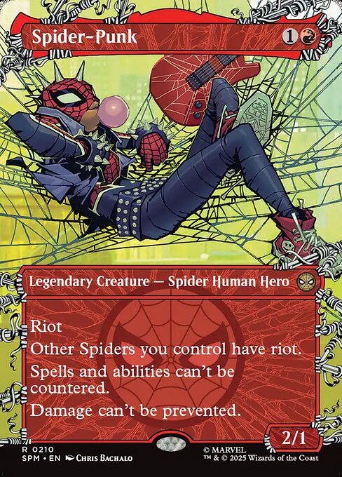 Spider-Punk [Borderless Web-Slinger Foil]