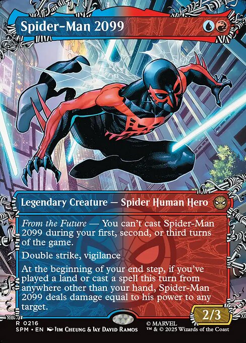 Spider-Man 2099 [Borderless Web-Slinger Foil]