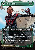 Miles Morales // Ultimate Spider-Man [Borderless Classic Comic Foil]