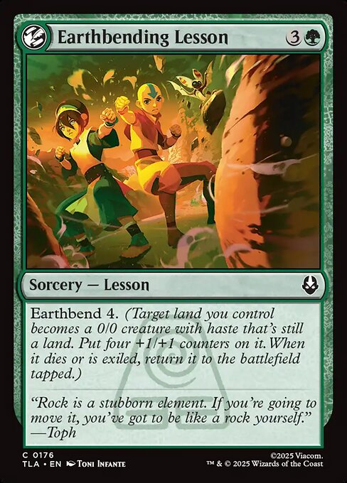Earthbending Lesson [Foil]