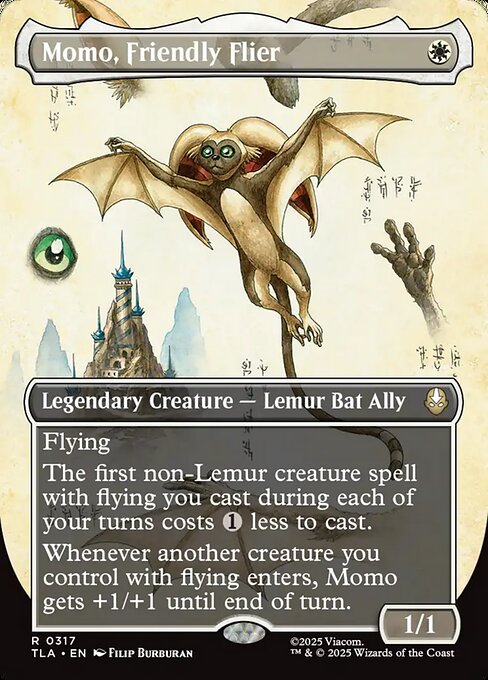 Momo, Friendly Flier [Borderless Field Notes Foil]